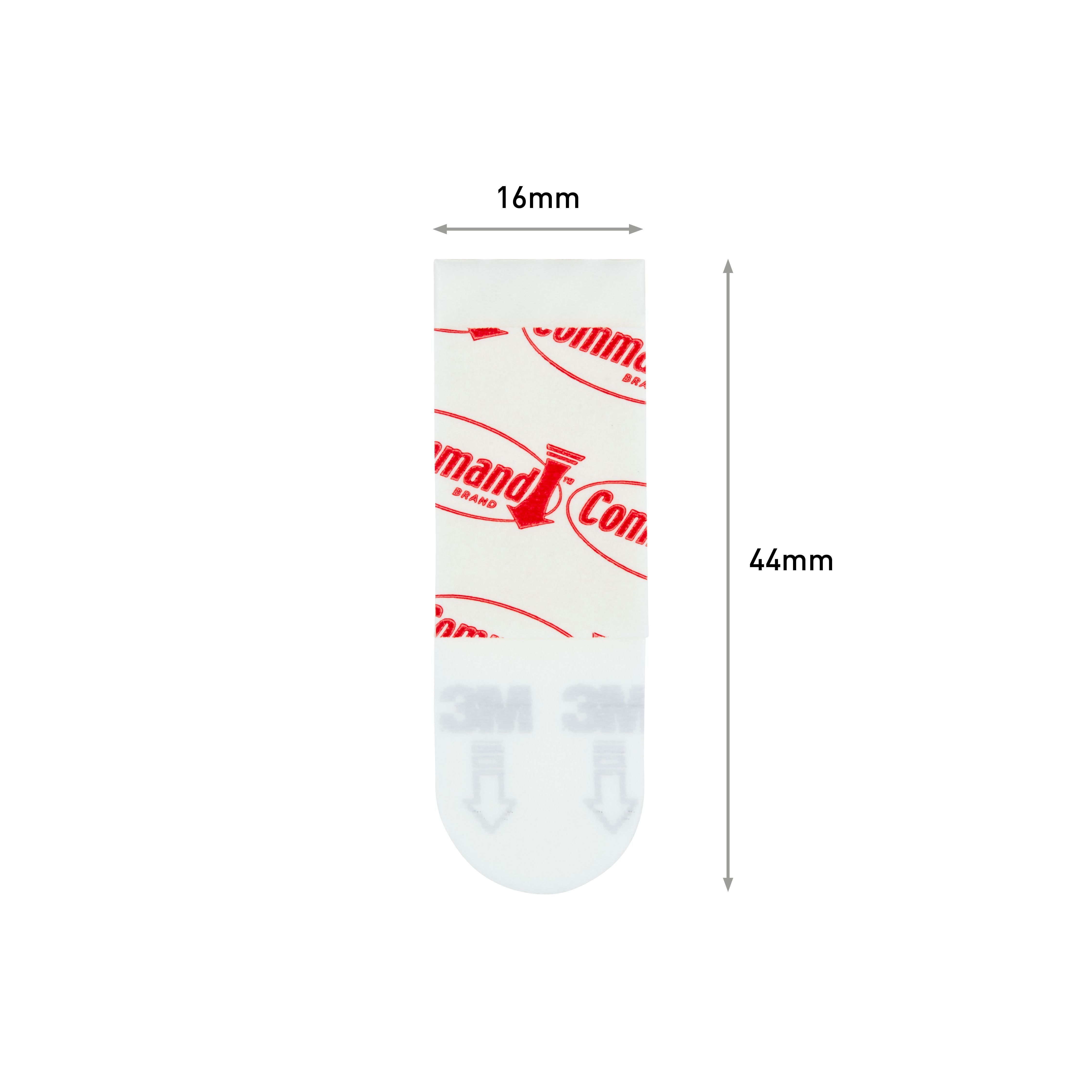 3M Command White Poster Adhesive strip, Pack of 12