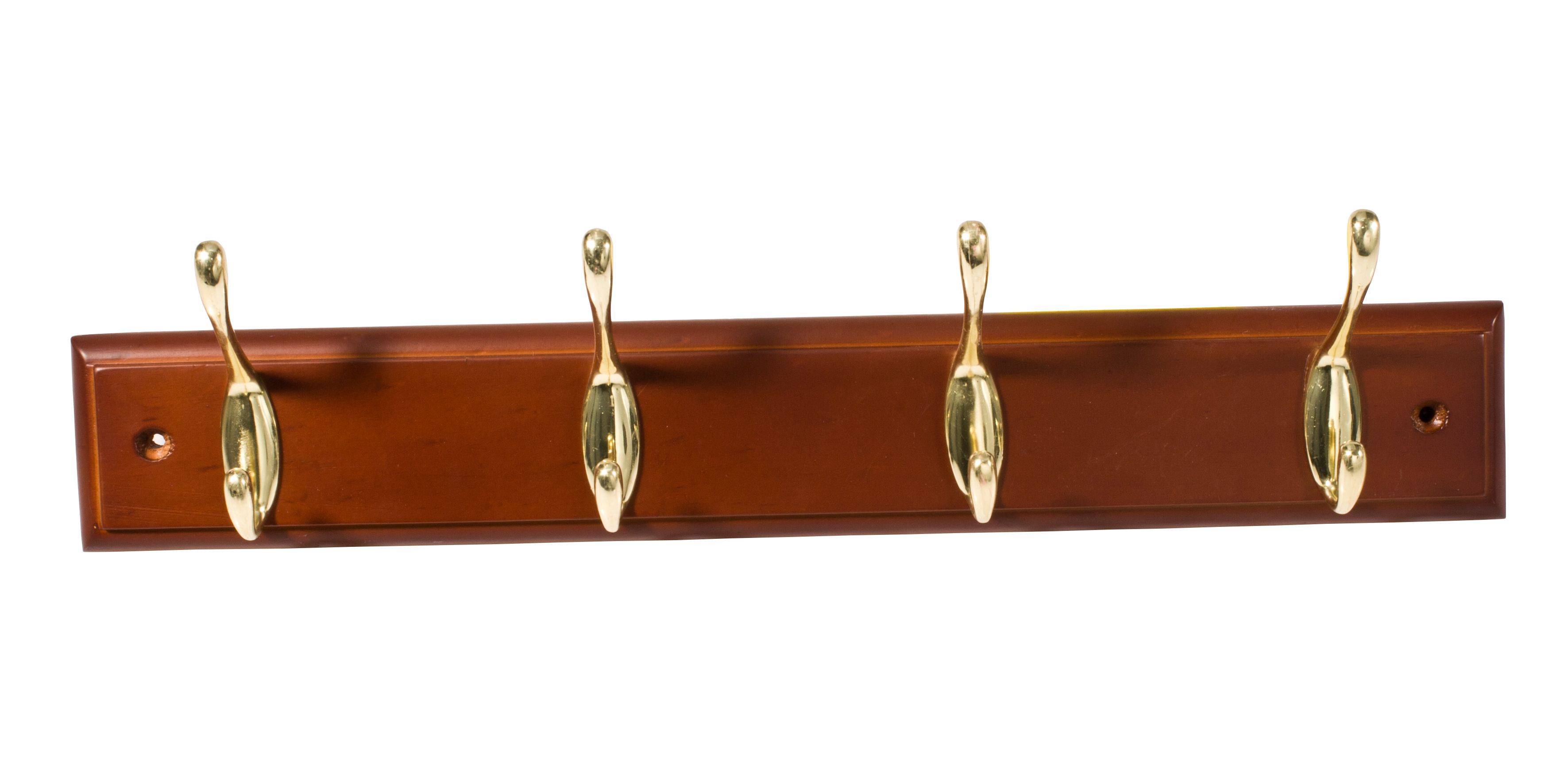 4 Hook rail, (L)458mm (H)15mm