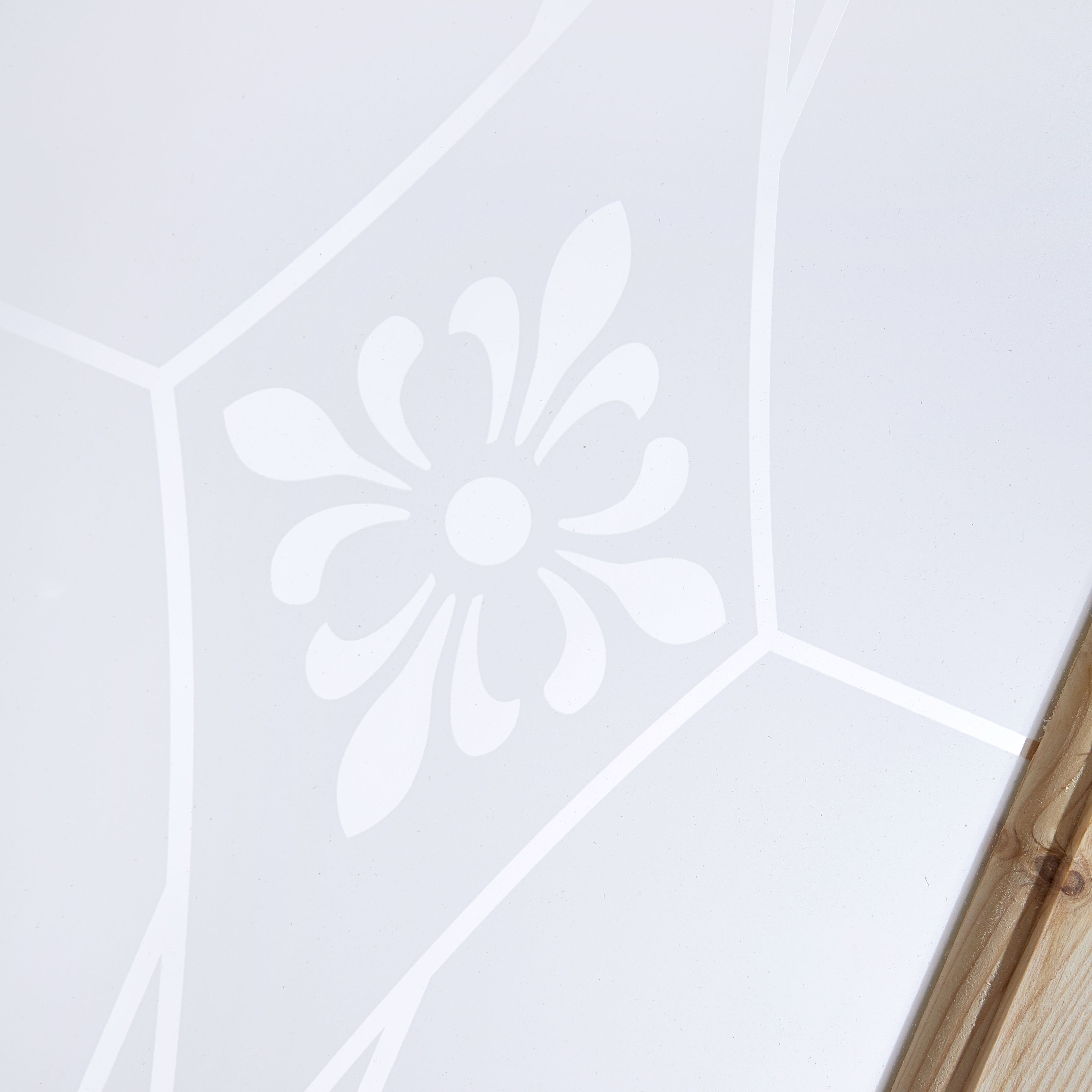 4 panel 2 Lite Frosted Glazed Knotty pine Internal Bi-fold Door set, (H)2005mm (W)715mm