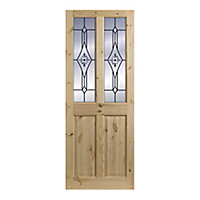 4 panel Frosted Glazed Internal Door, (H)1981mm (W)762mm (T)35mm