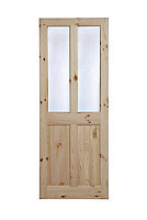 4 panel Frosted Glazed Internal Door, (H)2032mm (W)813mm (T)35mm
