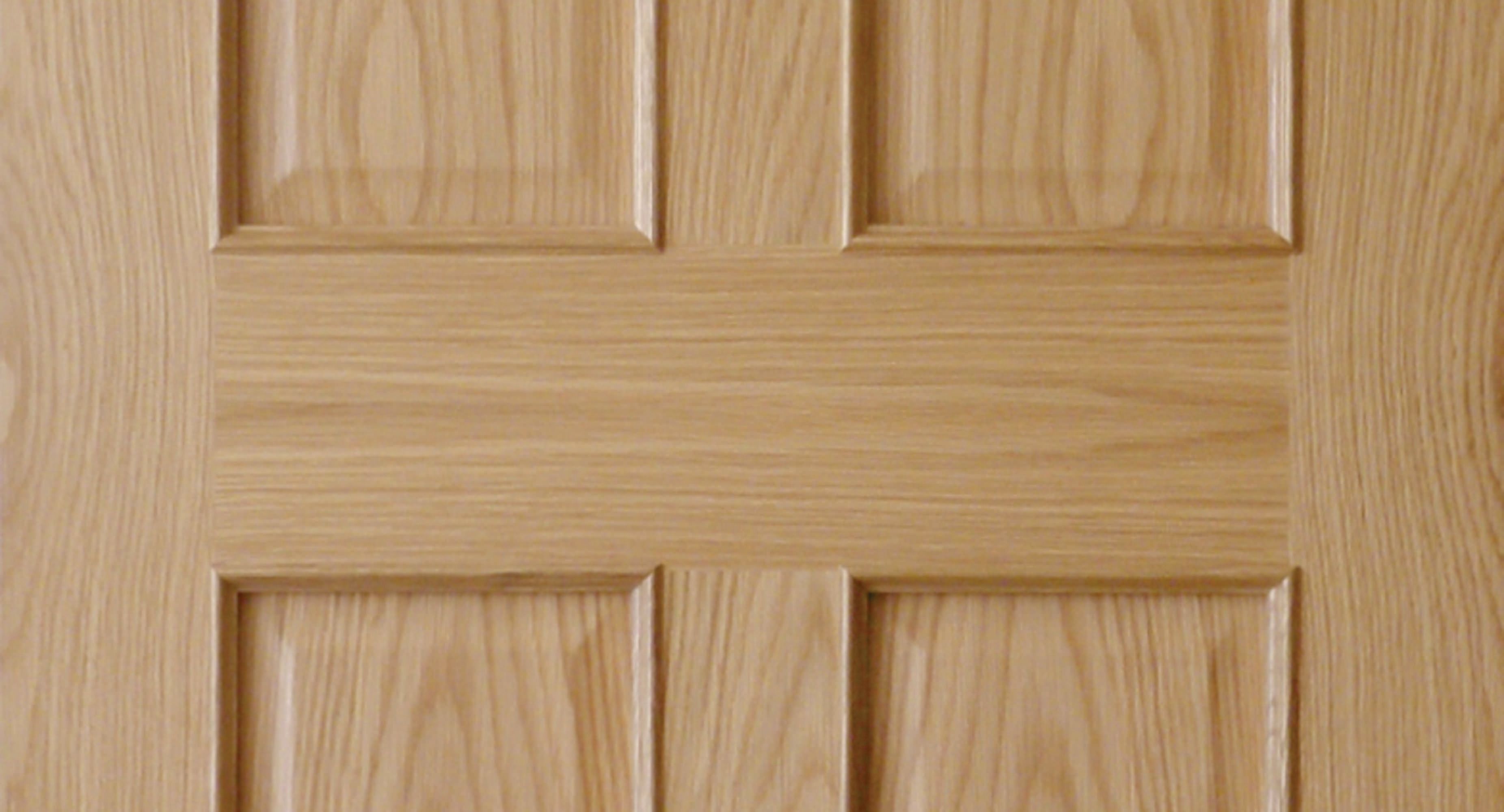 4 panel Prefinished Unglazed Oak veneer Internal Door, (H)1981mm (W)686mm (T)35mm