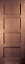 4 panel Shaker Walnut veneer Internal Door, (H)1981mm (W)686mm (T)35mm