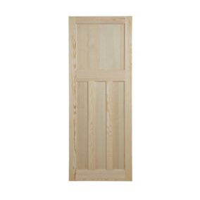 4 panel Traditional Clear pine Internal Door, (H)1981mm (W)686mm (T)35mm