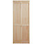 4 panel Unglazed Clear pine Internal Bi-fold Door set, (H)1946mm (W)750mm