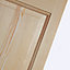 4 panel Unglazed Clear pine Internal Bi-fold Door set, (H)1946mm (W)750mm