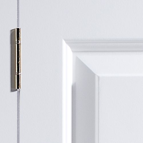 4 panel Unglazed Contemporary White Internal Folding Bi-fold Door set, (H)1950mm (W)674mm