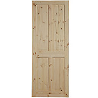 4 panel Unglazed Internal Door, (H)1981mm (W)762mm (T)35mm