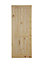 4 panel Unglazed Internal Knotty pine Fire door, (H)1981mm (W)762mm (T)44mm