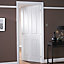 4 panel Unglazed White Internal Door, (H)2040mm (W)726mm (T)40mm