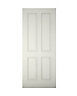 4 panel White External Front door, (H)1981mm (W)762mm