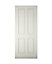 4 panel White External Front door, (H)1981mm (W)762mm