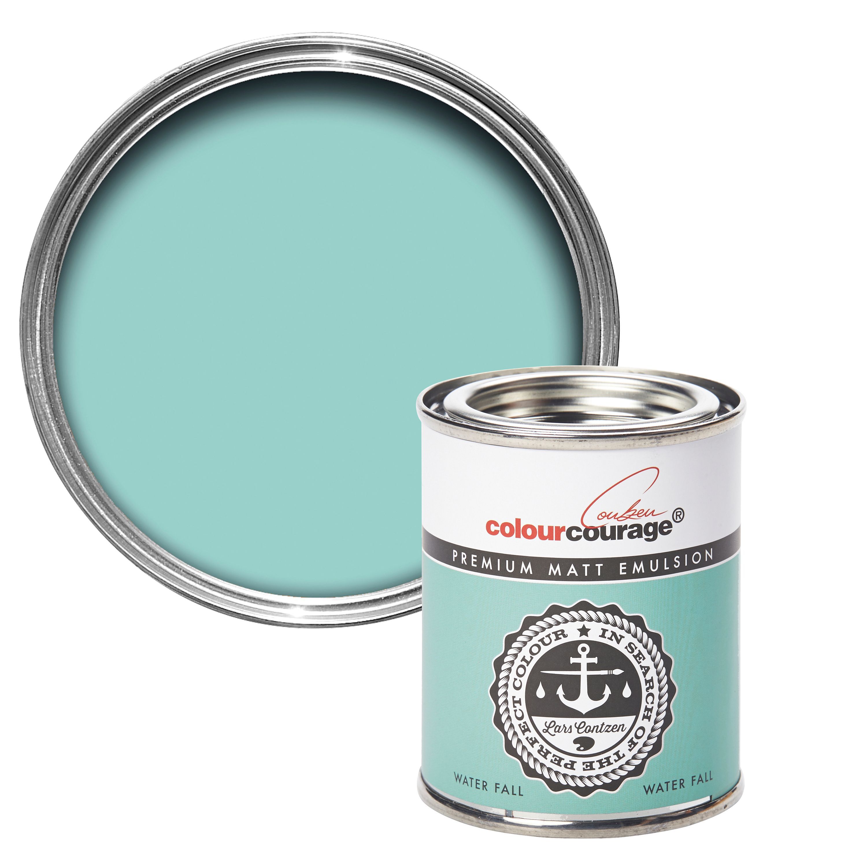 colourcourage Water Fall Matt Emulsion Paint 0.125L Tester Pot