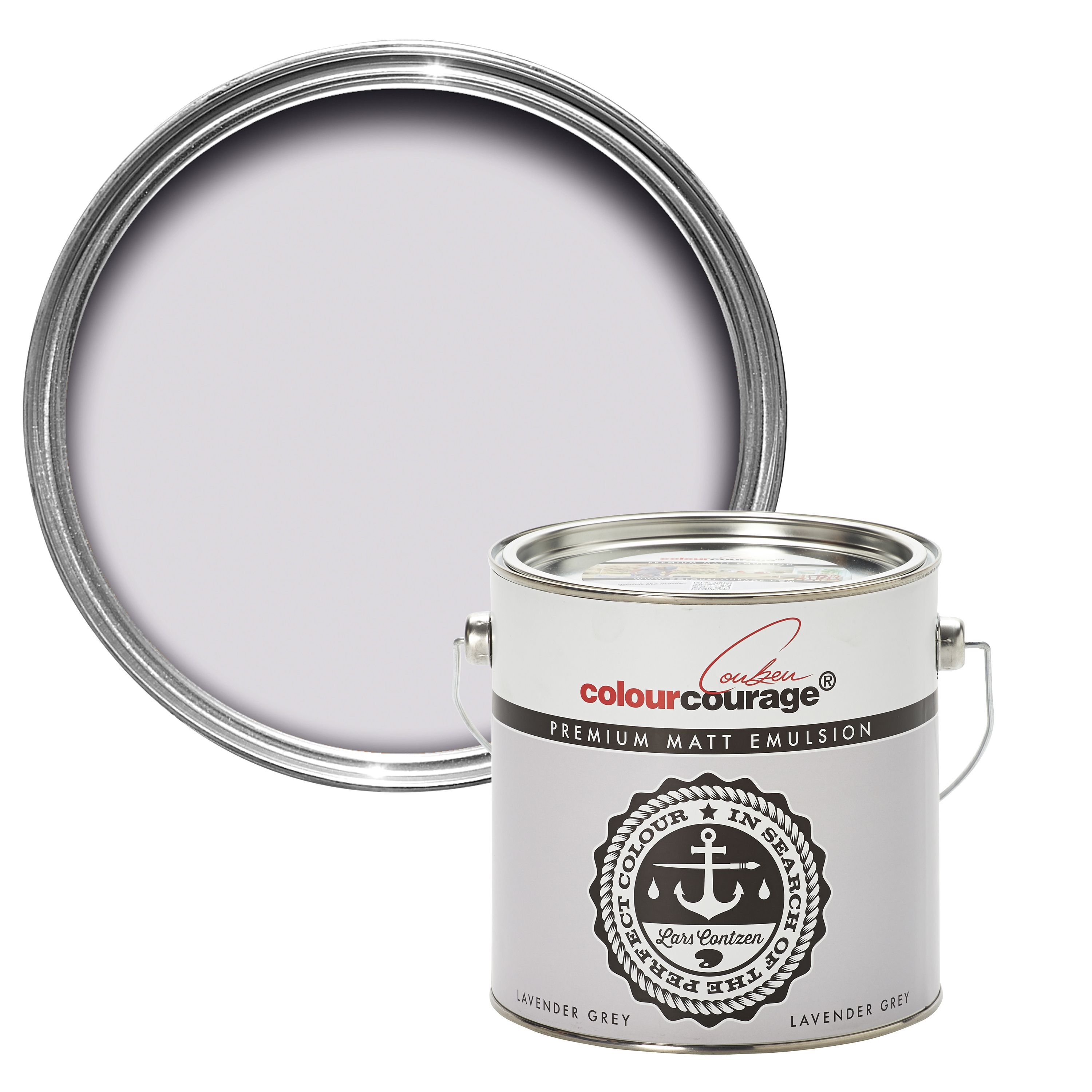 Colourcourage Lavender Grey Matt Emulsion Paint 2 5l B Q