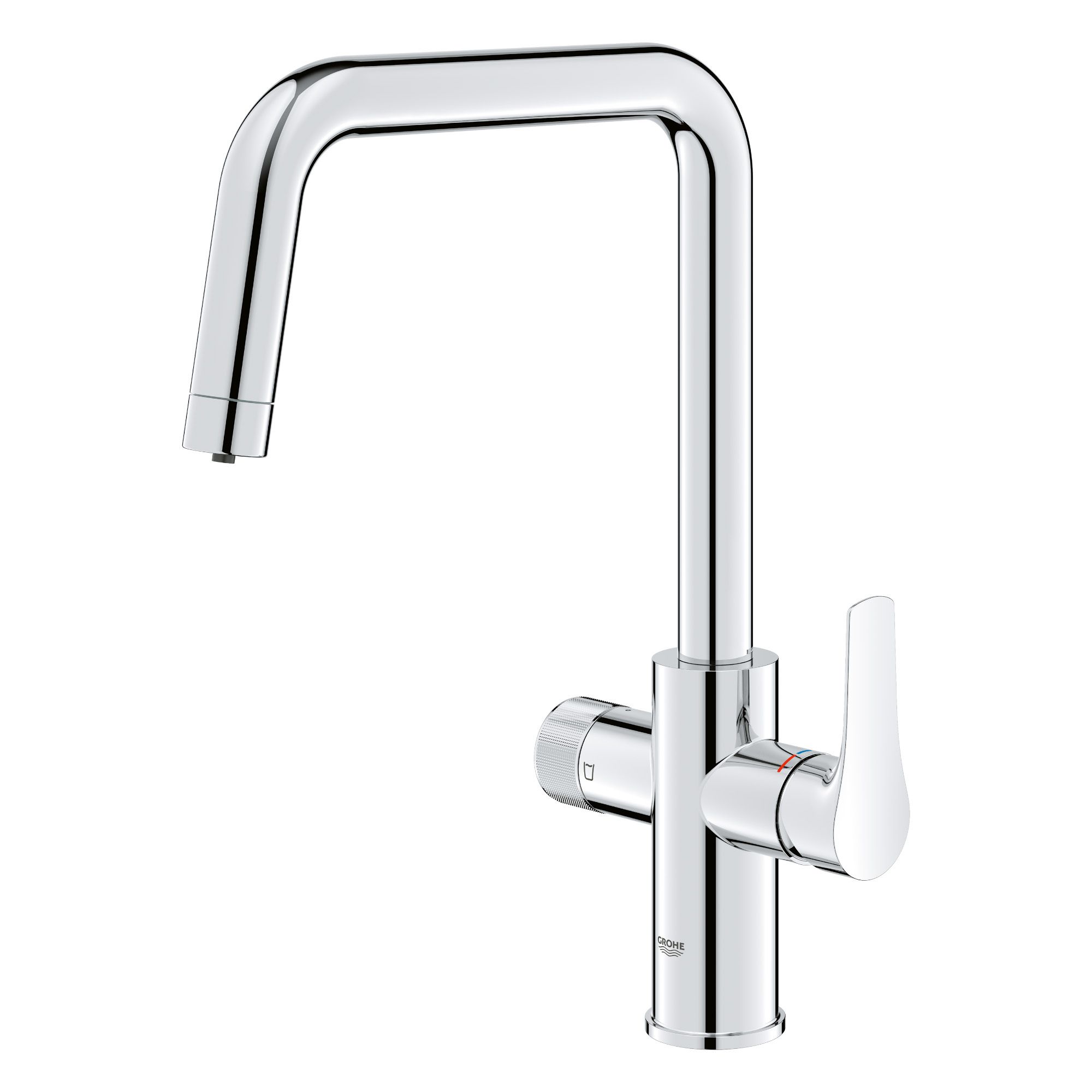 Grohe Blue Pure StartCurve Gloss Chrome-plated U-Spout Kitchen Water filter mono mixer Tap