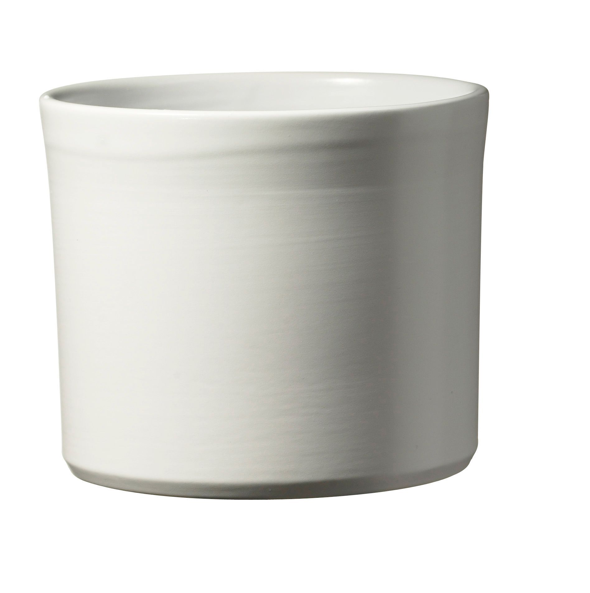 Miami White Plant Pot (H)71cm (L)14cm (Dia)18cm ...