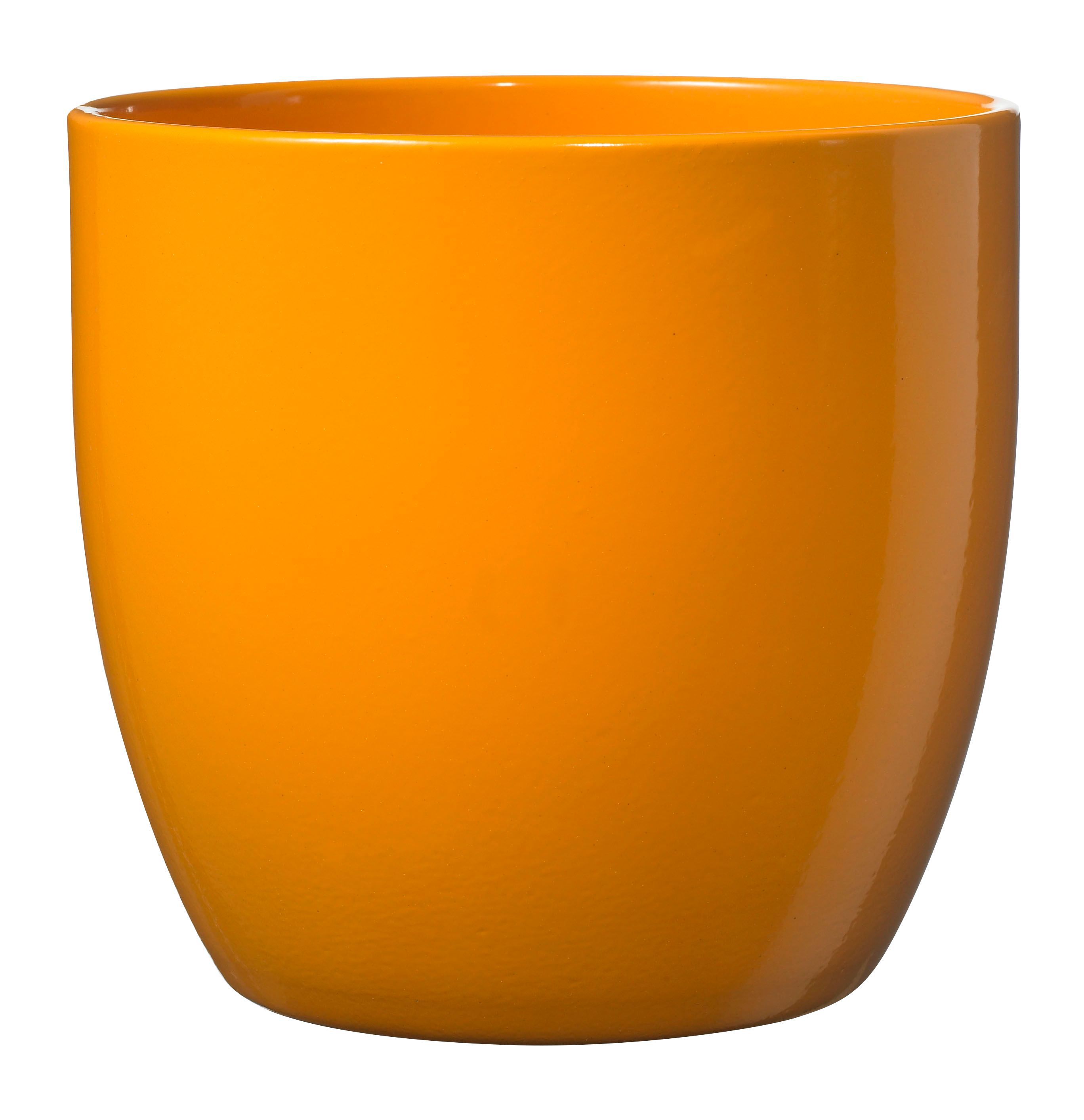 Orange Plant pot (H)260mm (Dia)270mm Departments DIY at B&Q