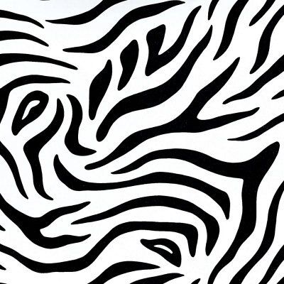D-C-Fix Zebra Striped Black & White Self-Adhesive Film (L)2M (W)4500mm
