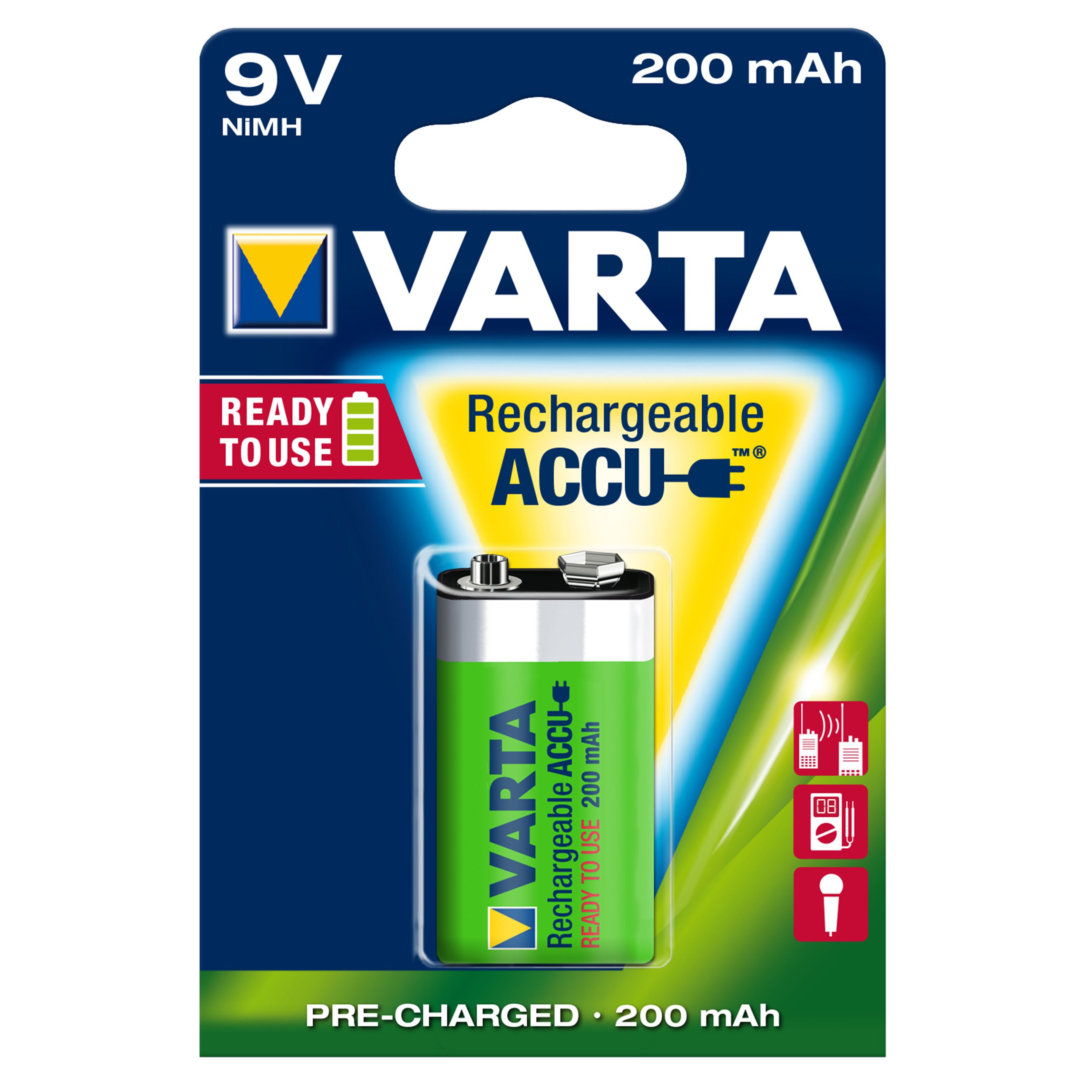 Varta Rechargeable PP3 Ni-MH Battery | Departments | DIY At B&Q