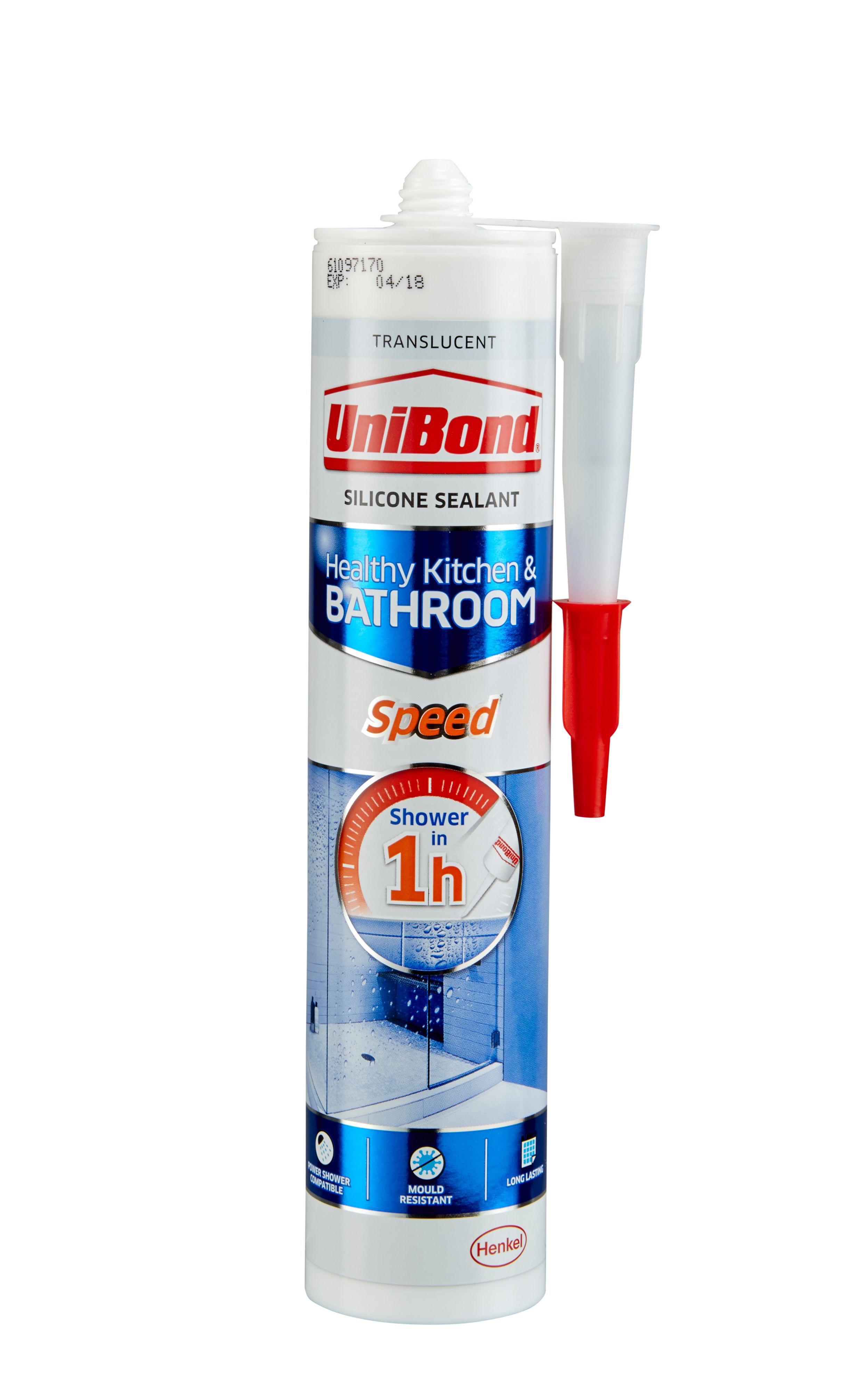 UniBond Anti Mould Speed Clear Kitchen & Bathroom Sealant 300 ml