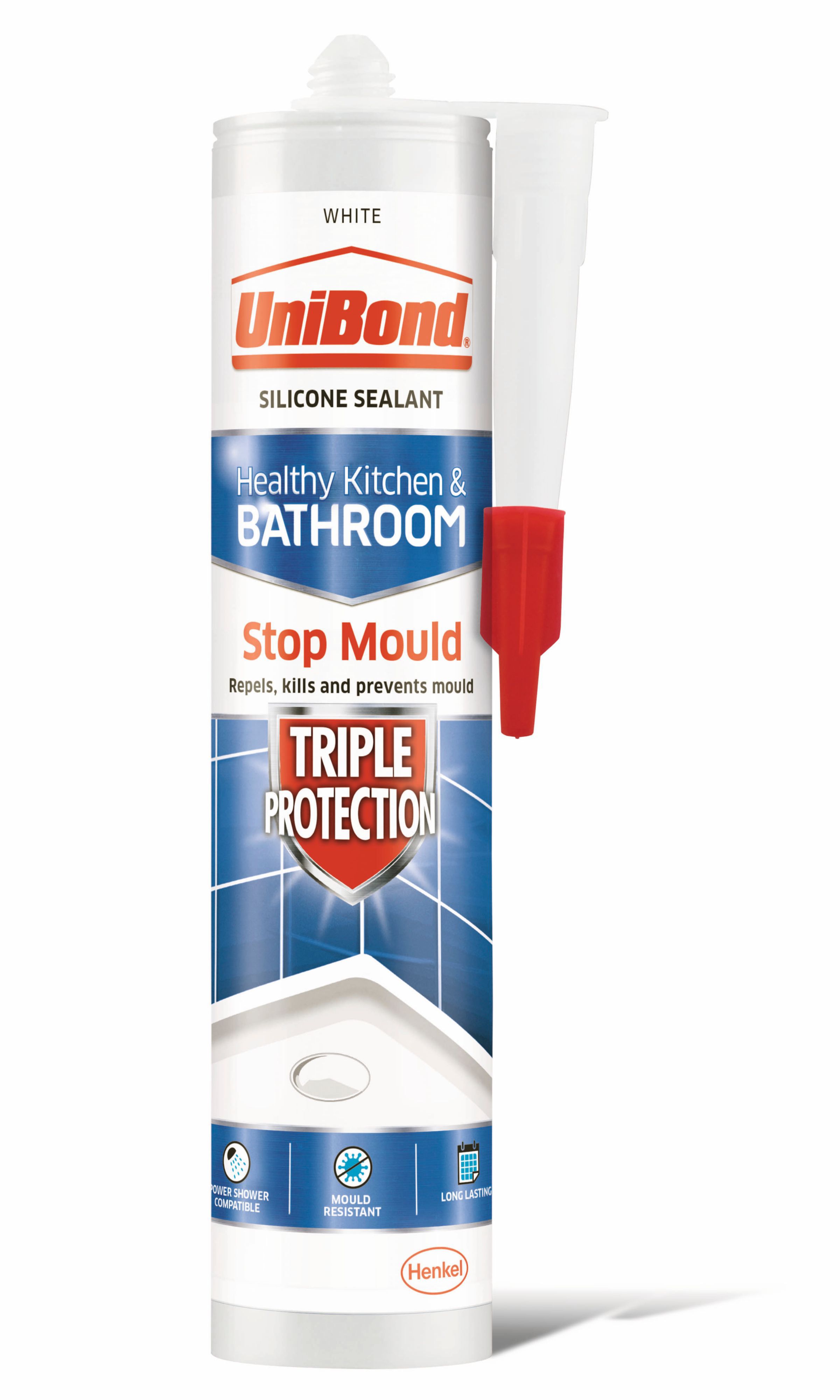 UniBond Triple protect Mould resistant White Kitchen & bathroom