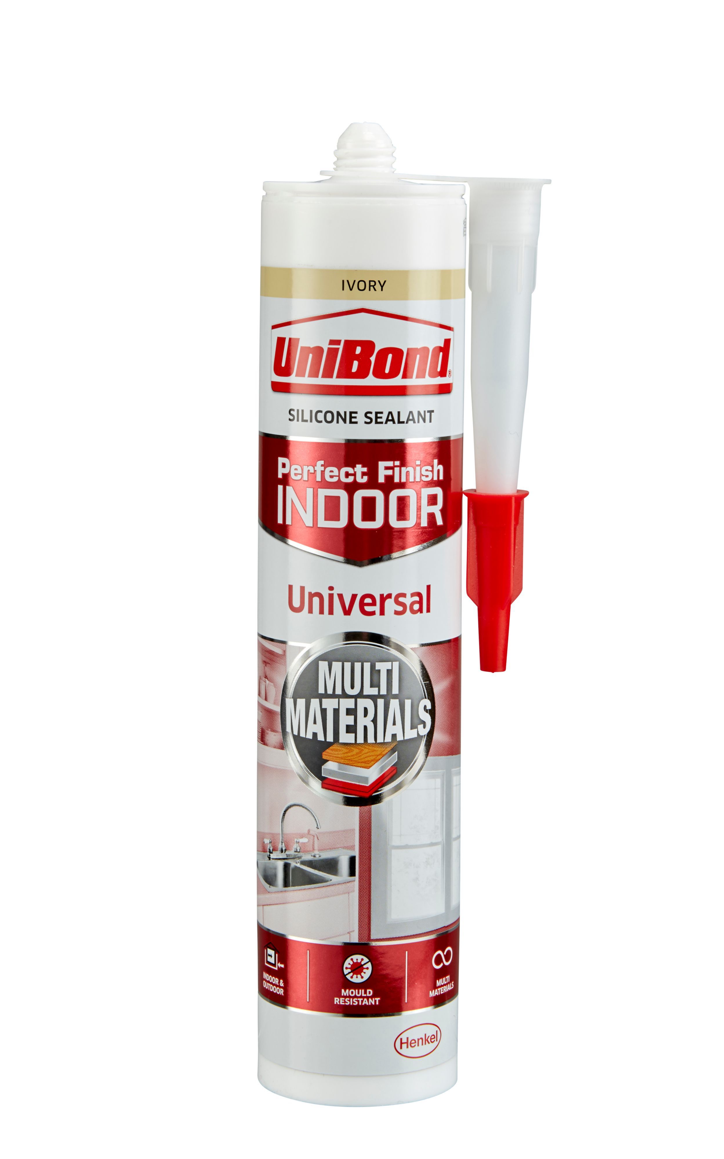 Unibond Ready To Use Perfect Finish Indoor Universal Ivory Sealant Departments Diy At B Q