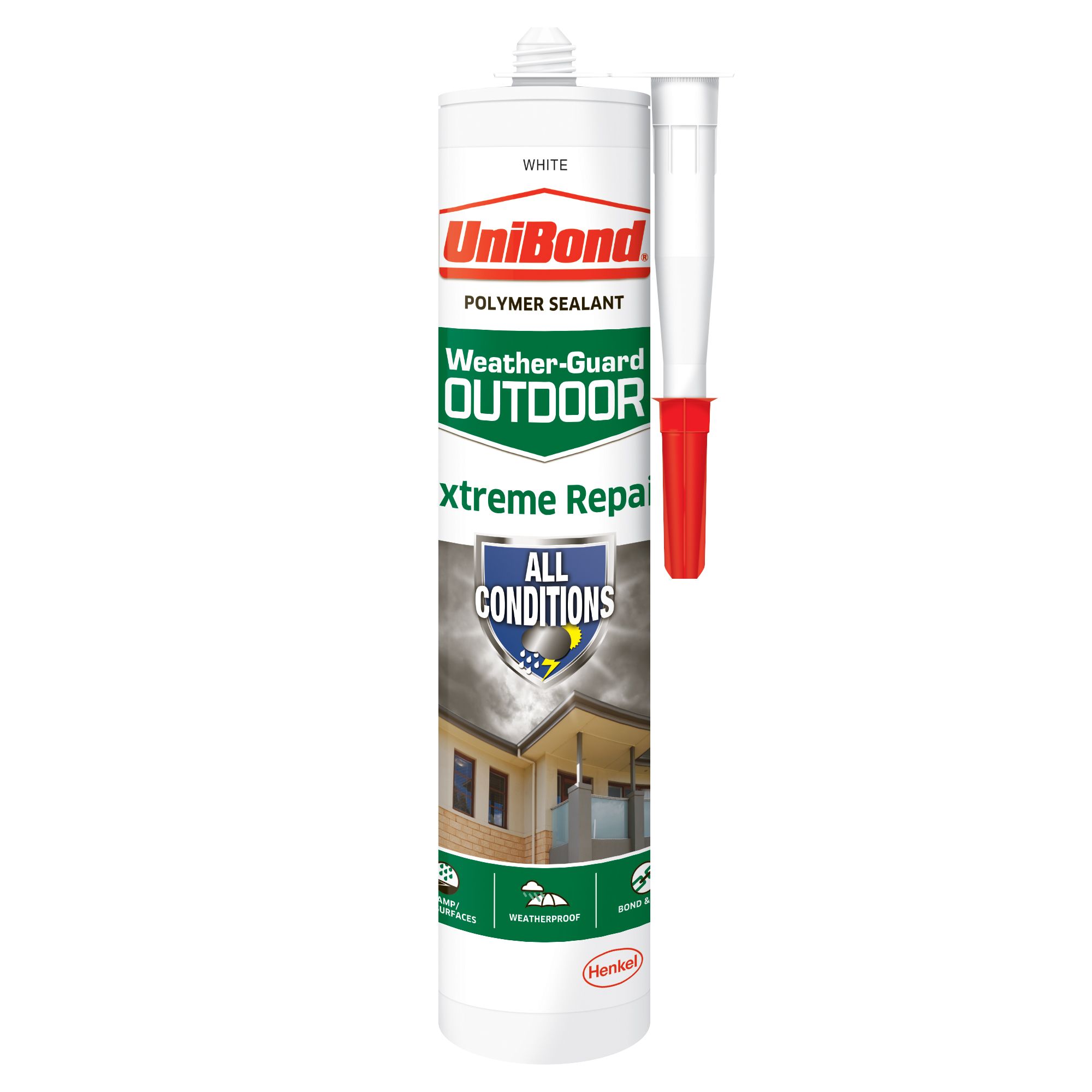 UniBond Extreme Repair White Outdoor Sealant 300 ml Departments DIY