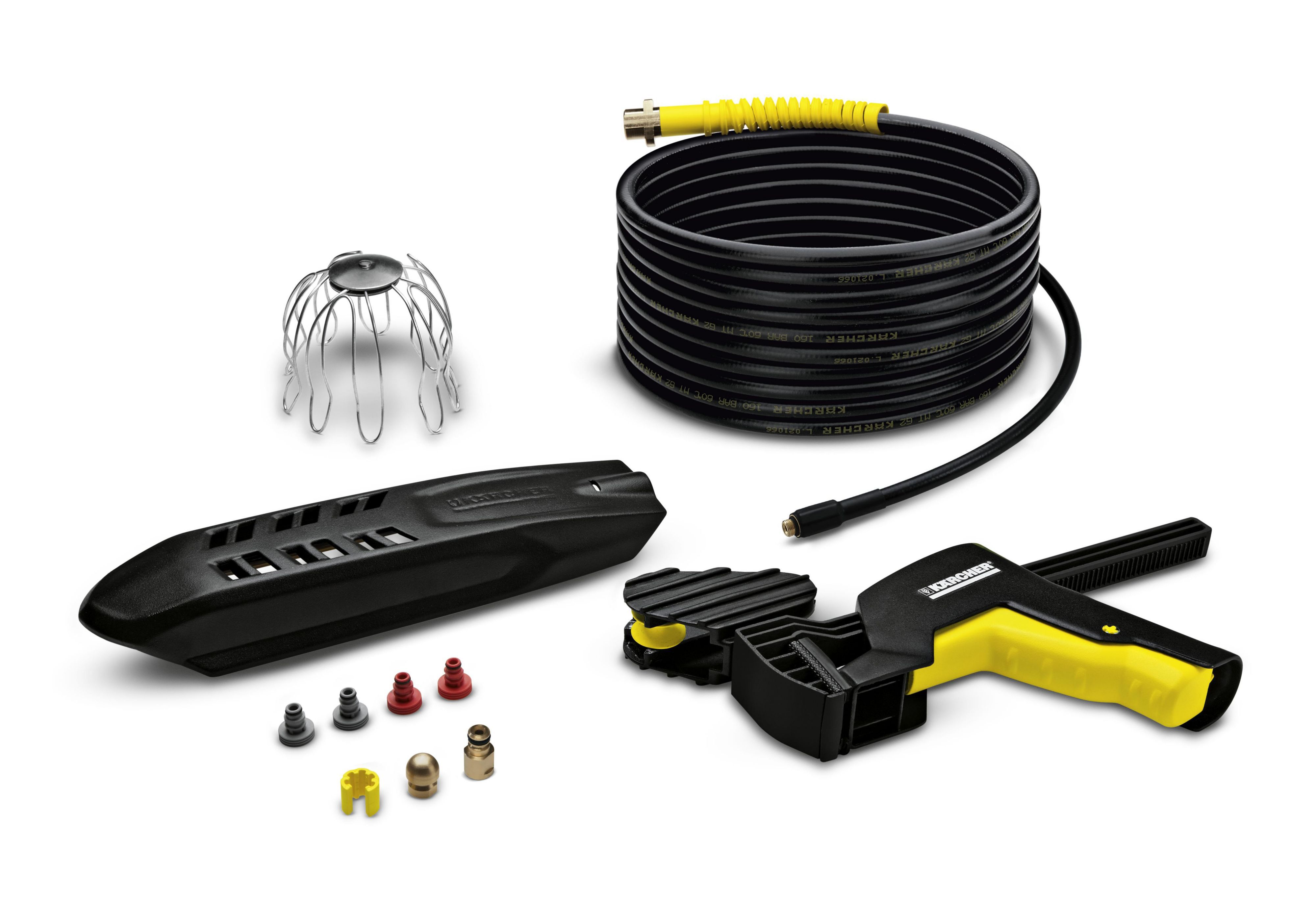 Karcher Drain & gutter cleaning kit Departments DIY at B&Q