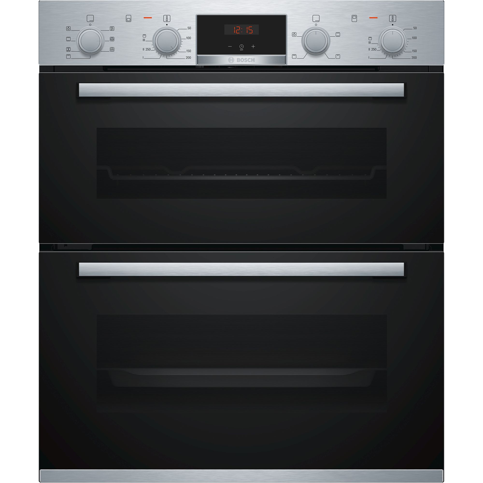 Bosch NBS533BS0B Black Electric Double Multifunction Oven Departments