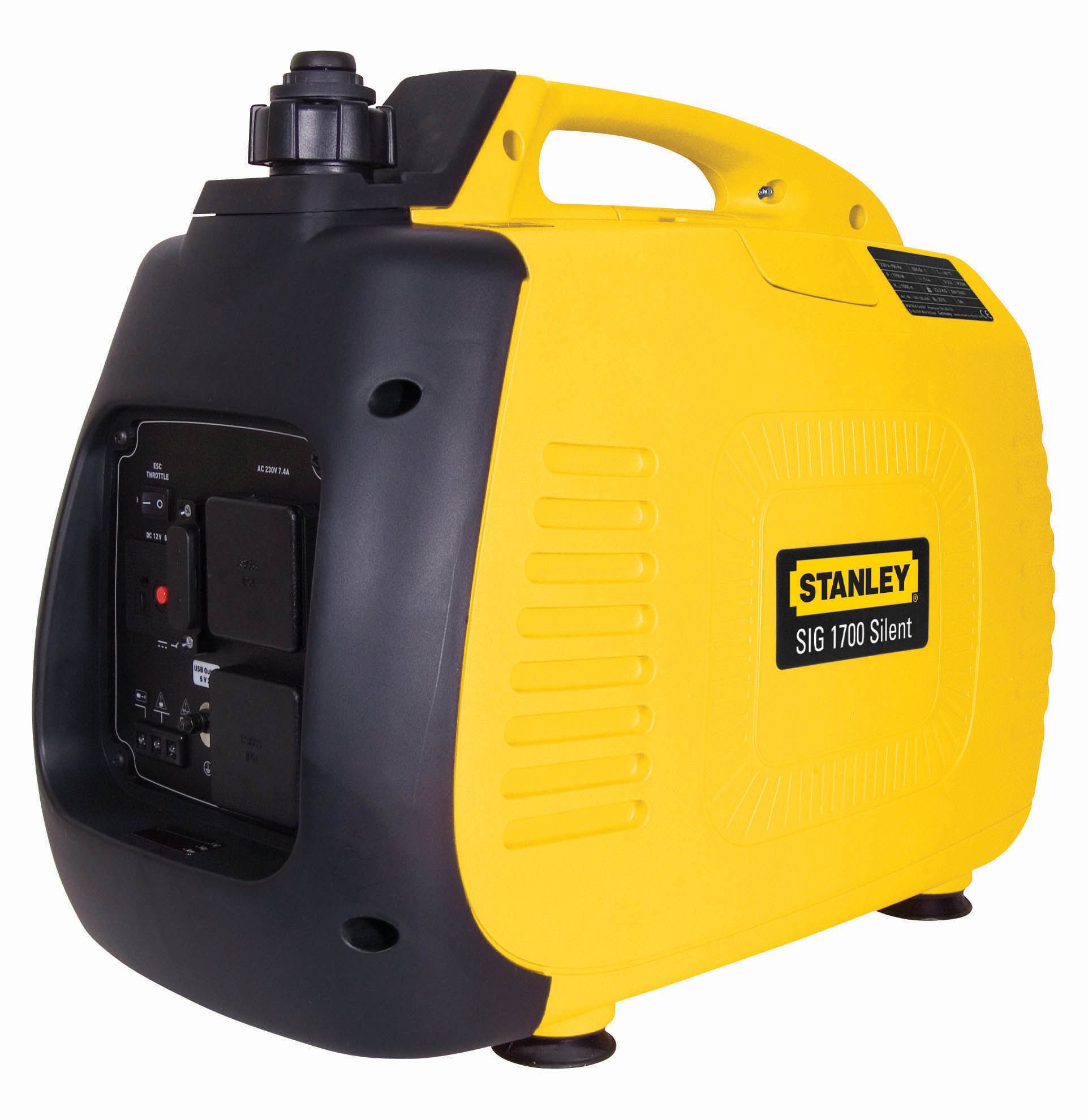Stanley 1800W 4stroke Silent inverter generator SIG1700 Departments