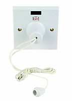 45A 1 way Raised square Pull cord Switch