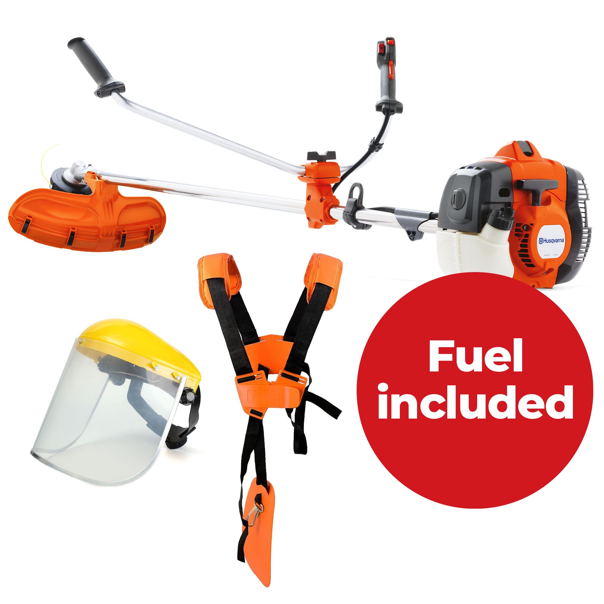 470mm Petrol Brushcutter bundle - Weekend hire