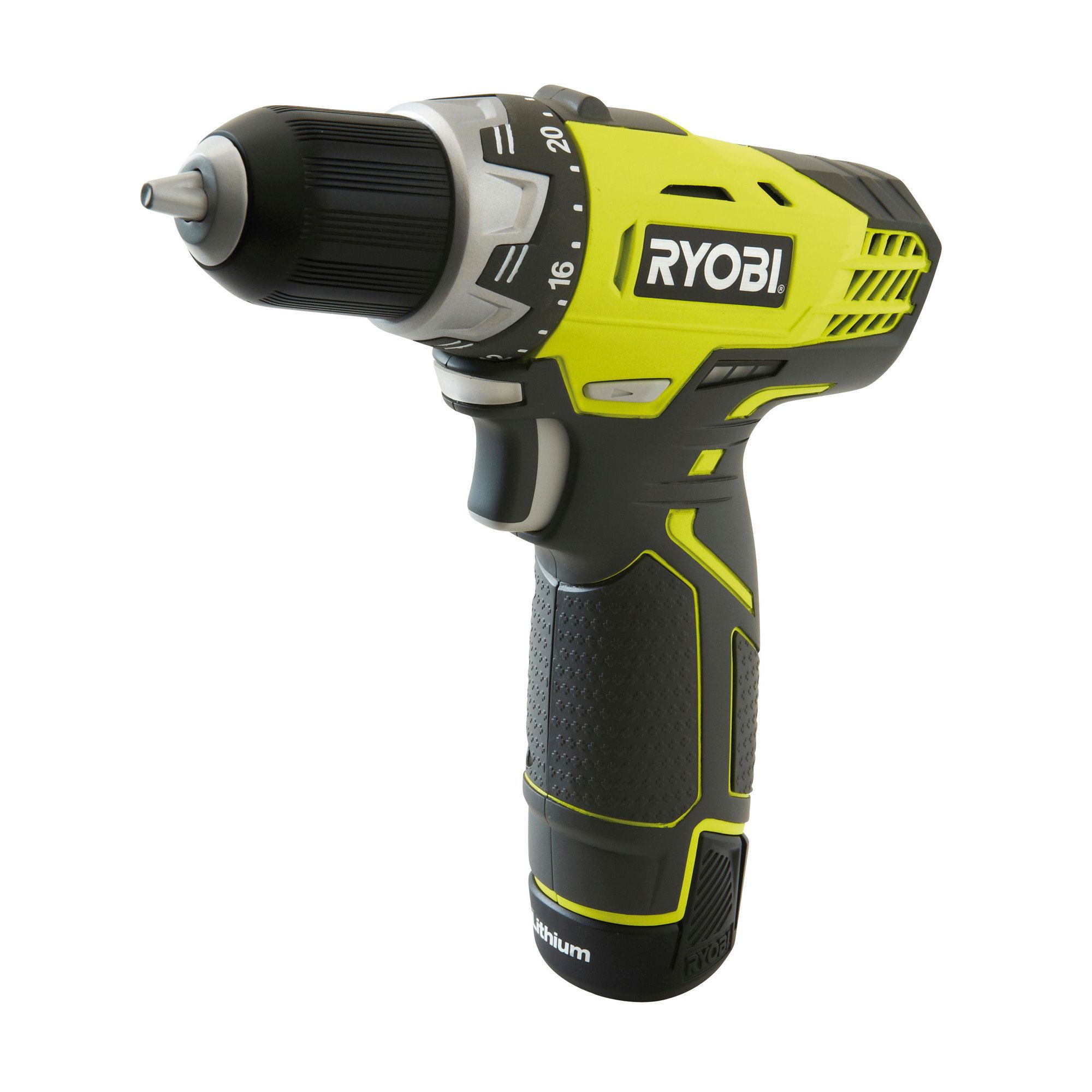 Ryobi Cordless 12V 1.3Ah Li-Ion Drill Driver 1 Battery RCD12011L ...