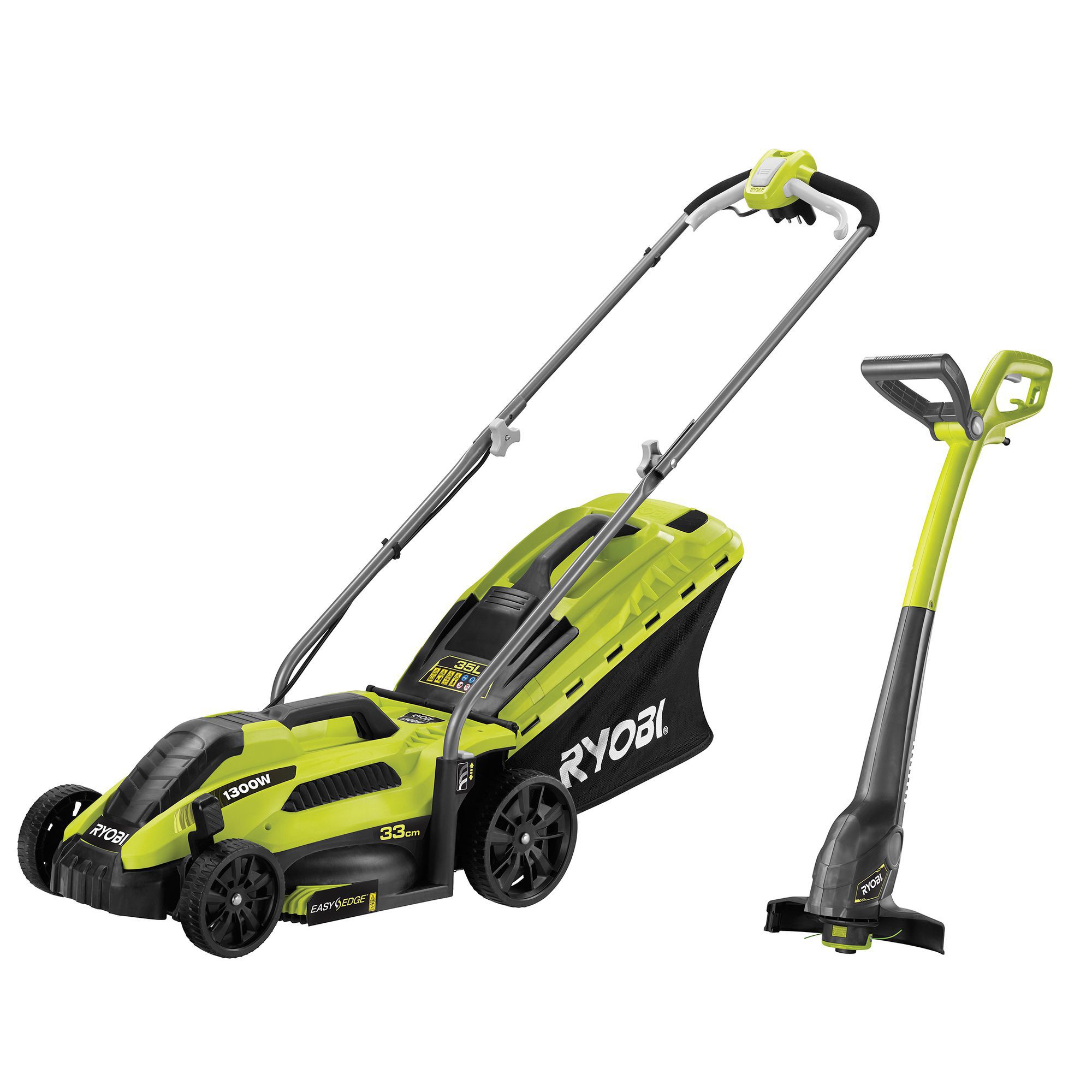 Ryobi Corded Lawnmower & Grass Trimmer Departments DIY at B&Q