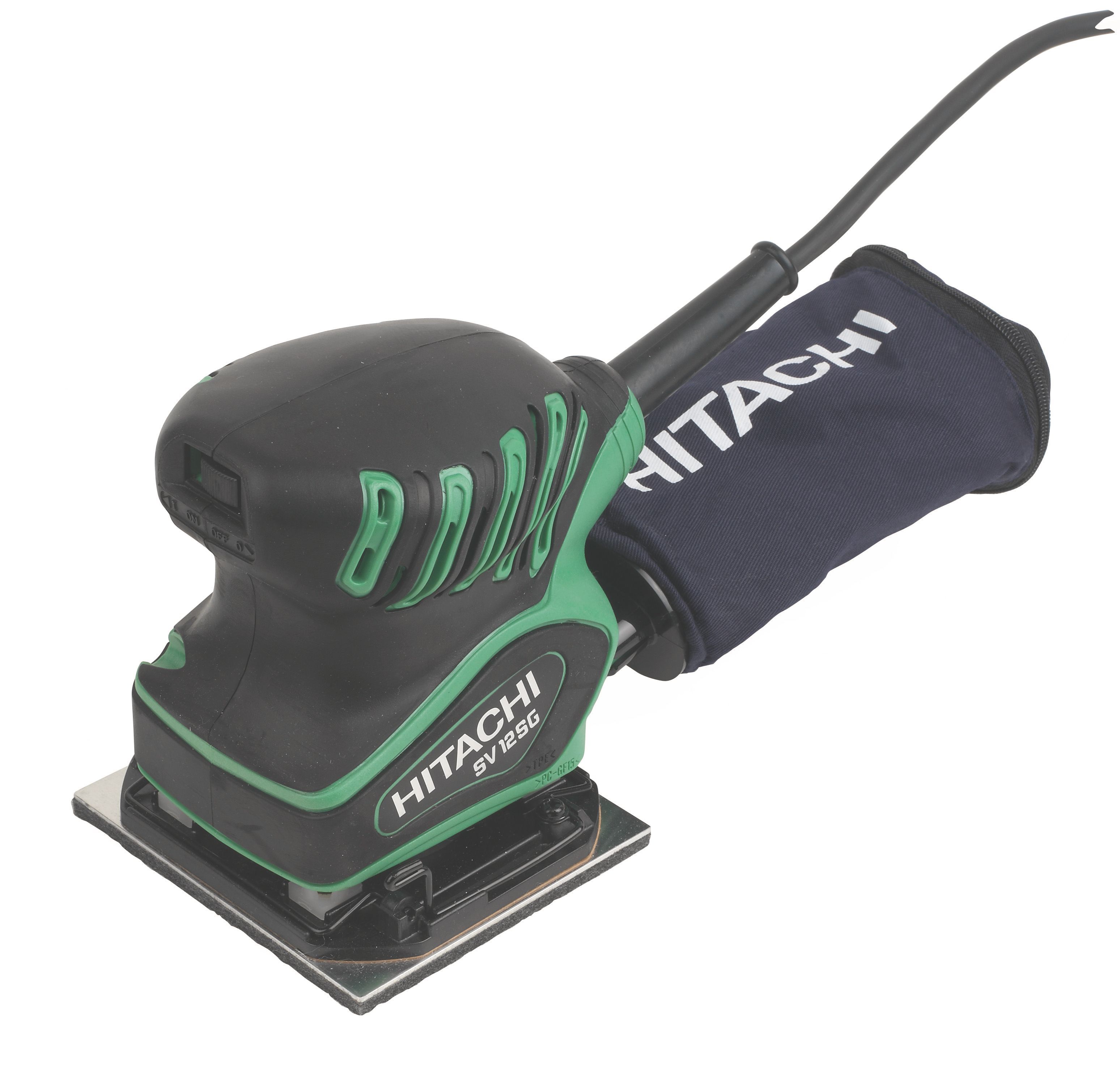 Hitachi 110V Corded 200W Palm sander SV12SG Departments DIY at B&Q