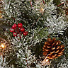 4ft Fairview Berry & cone Pre-lit Artificial Christmas tree
