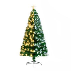 4ft Full Colour changing LED Pre-lit Fibre optic christmas tree