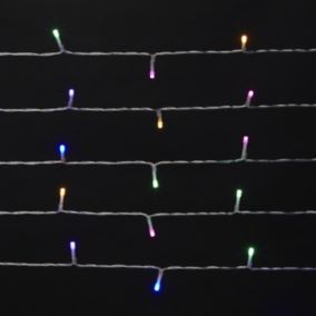 50 Rainbow LED String lights with 5.2m Clear cable