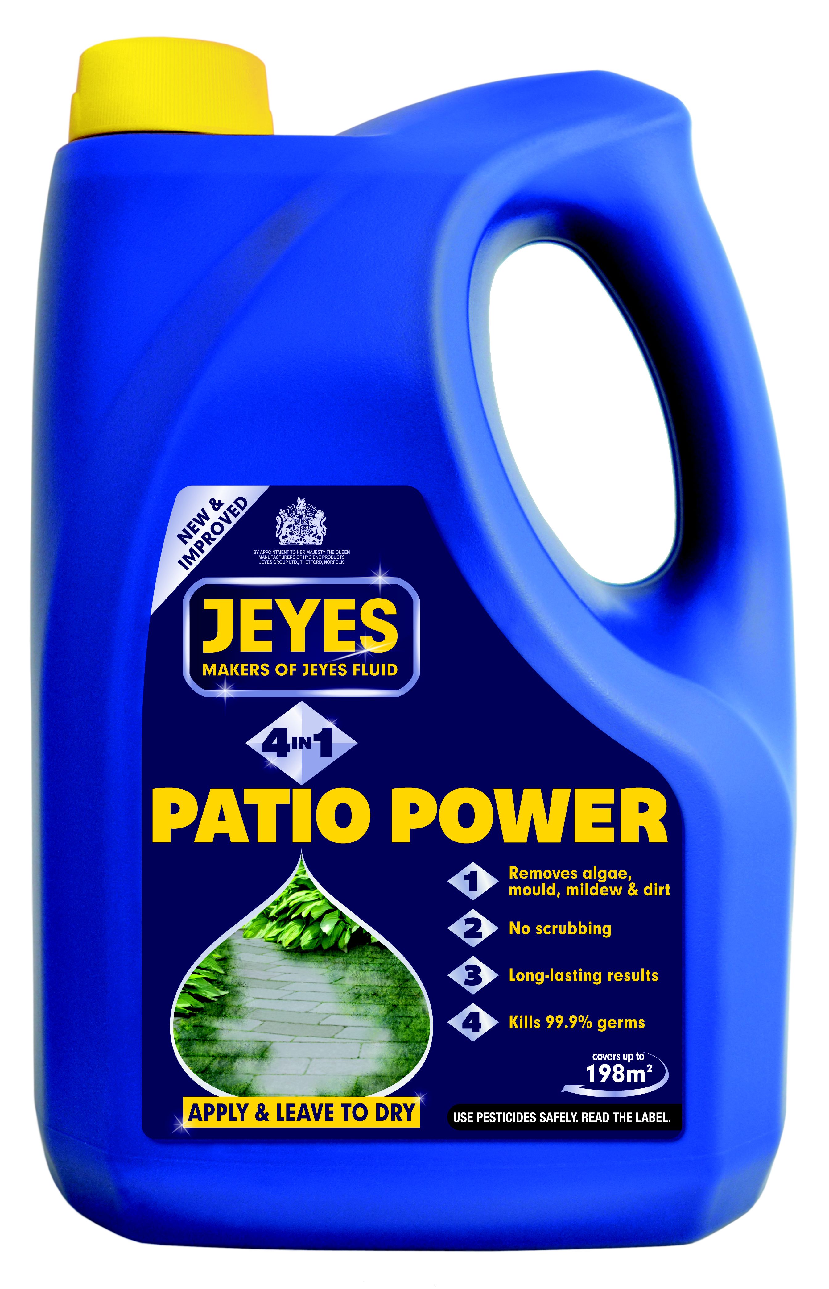 Jeyes 4in1 patio power Outdoor cleaner, 4 L Departments DIY at B&Q