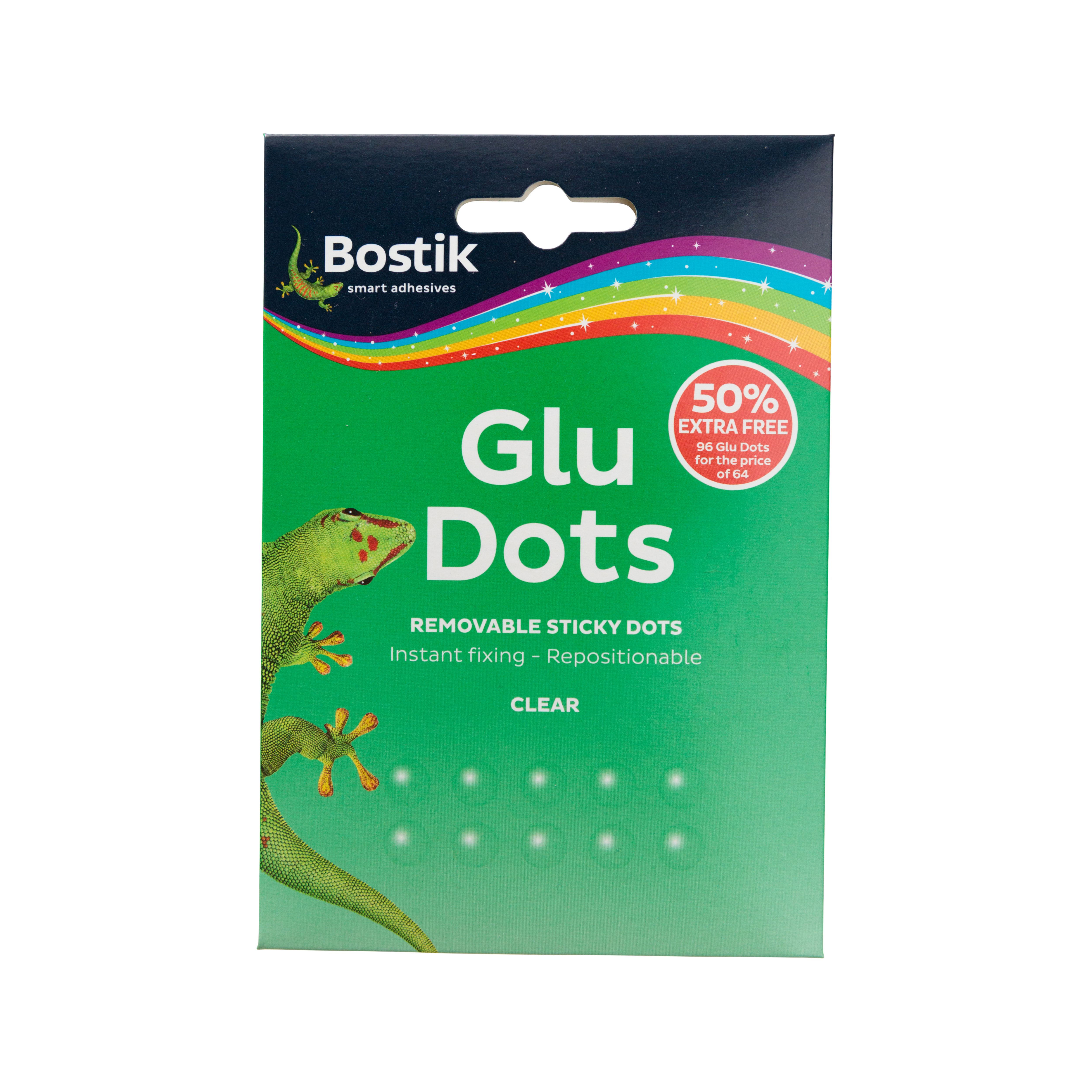 Bostik Transparent Glu Dots, Pack Of 12