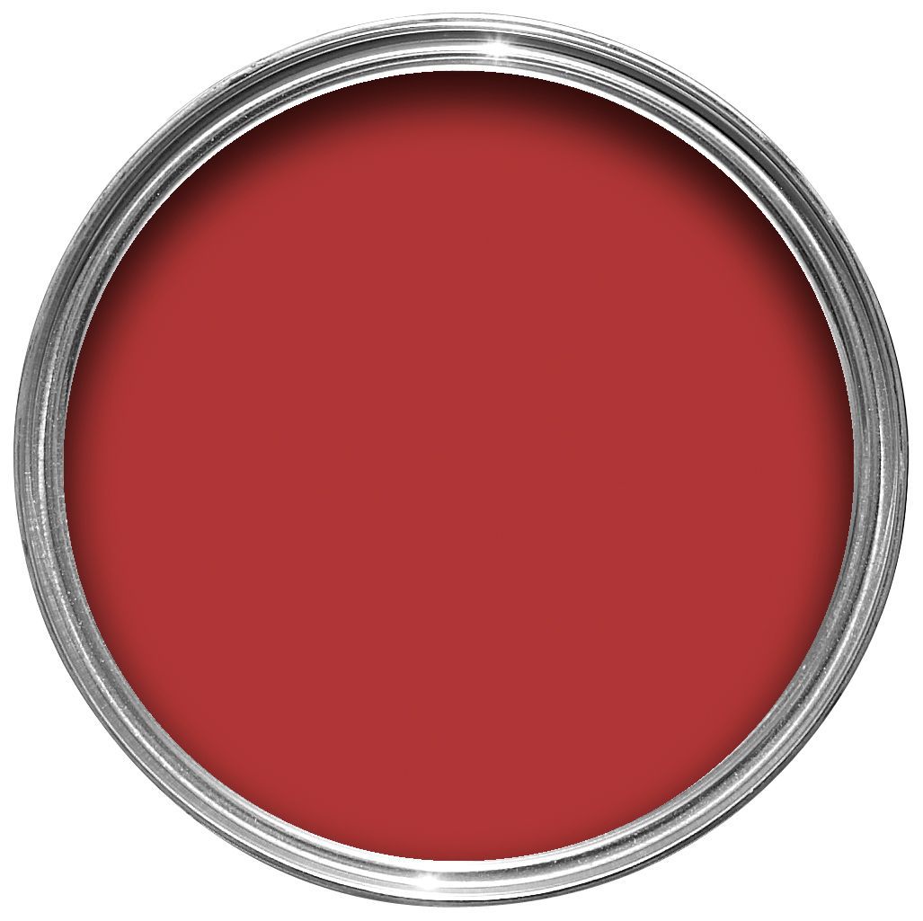 Crown Interior & Exterior Flame Red Gloss Wood & Metal Paint 750ml