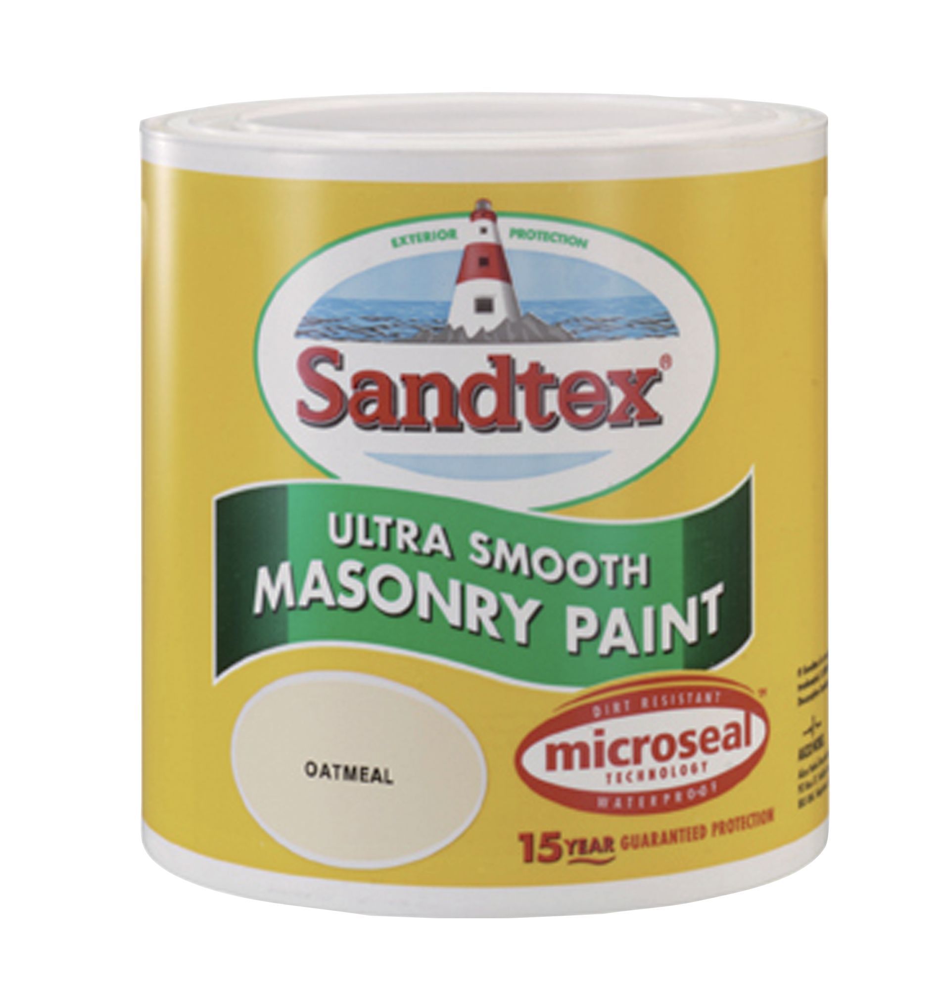 Sandtex Oatmeal Cream Matt Masonry Paint 5L Departments DIY at B&Q