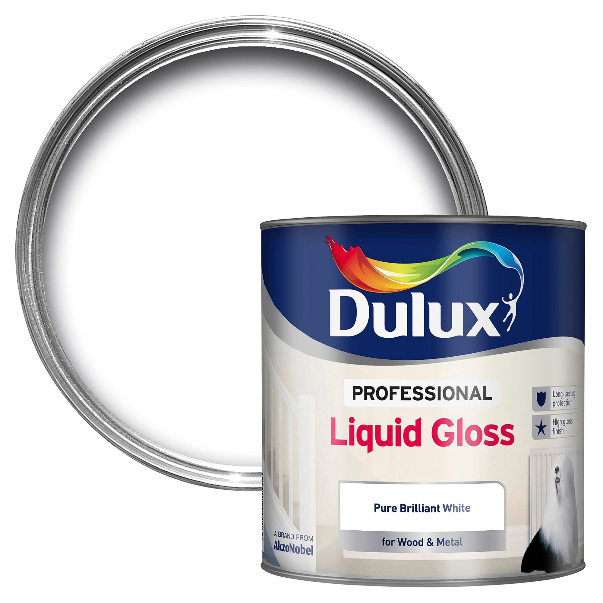 Dulux Professional Interior Pure Brilliant White Gloss ...