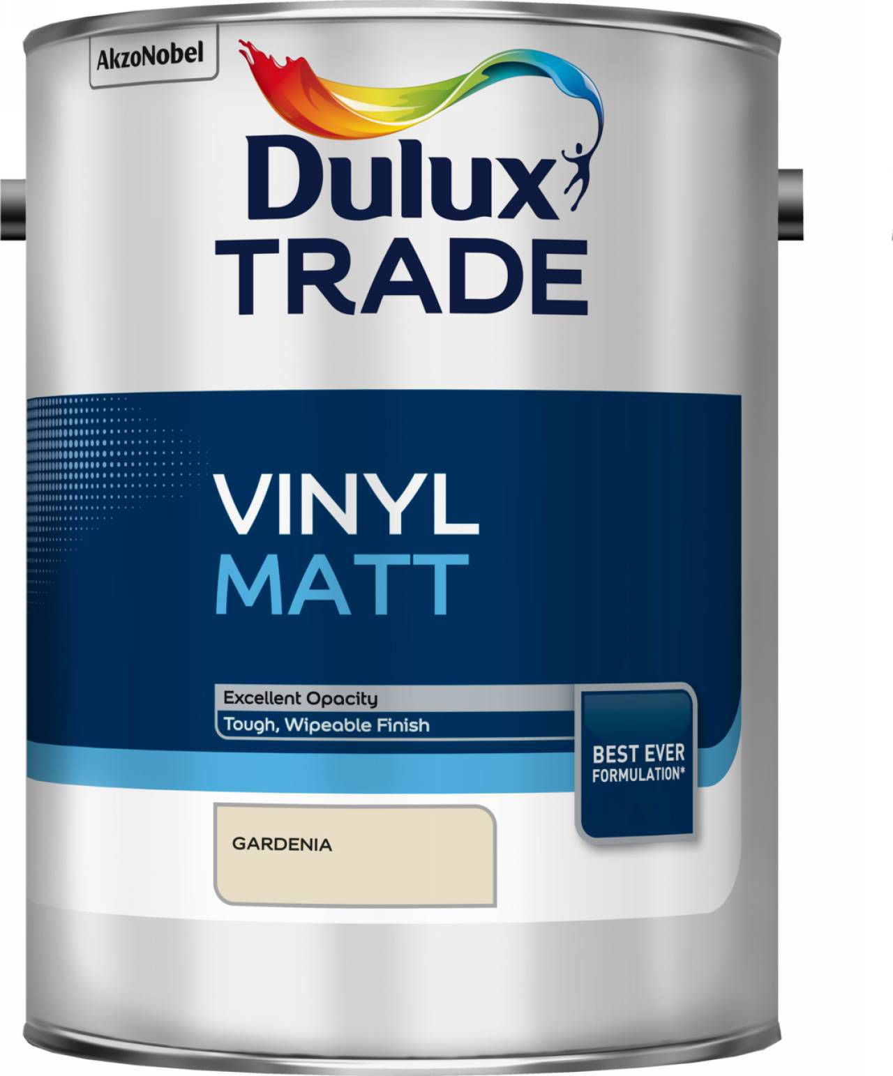 Dulux Trade Gardenia Matt Vinyl paint 5L Departments DIY at B&Q
