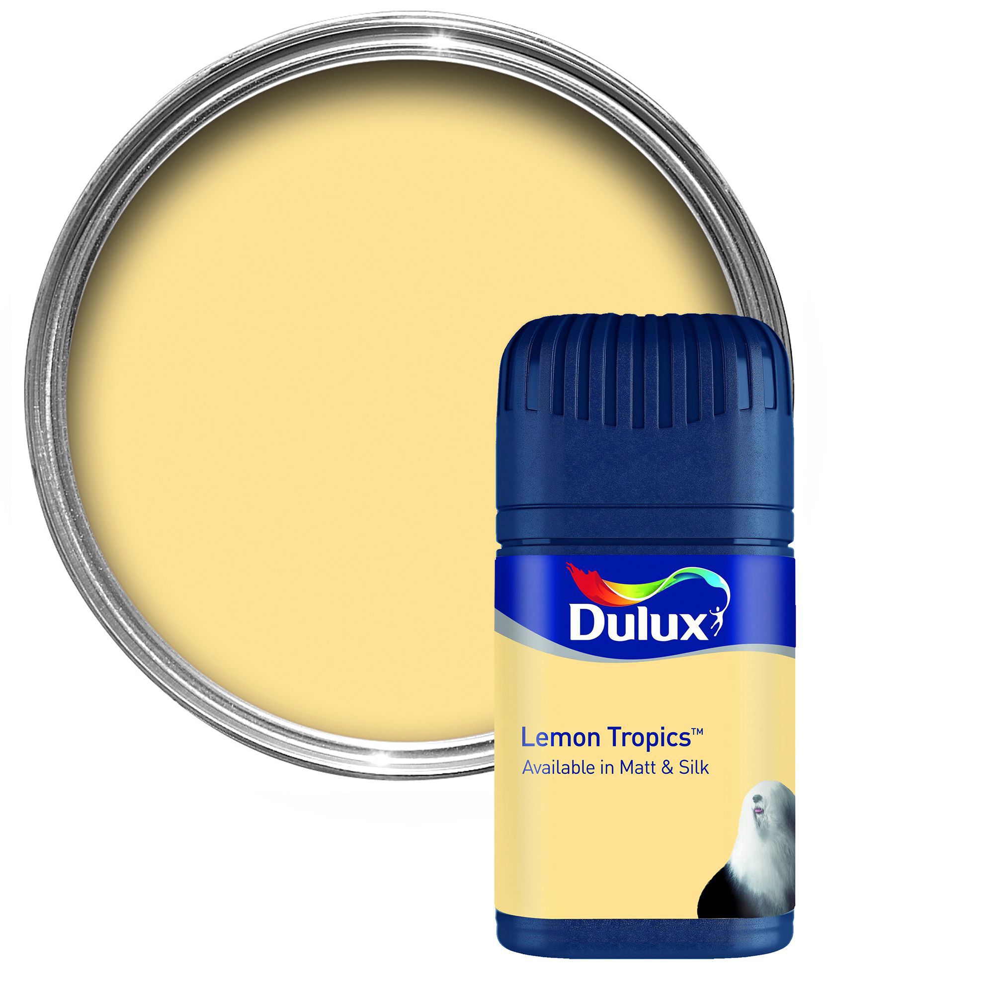 Dulux Colour Lemon Tropics Matt Emulsion Paint 0.05L Tester Pot