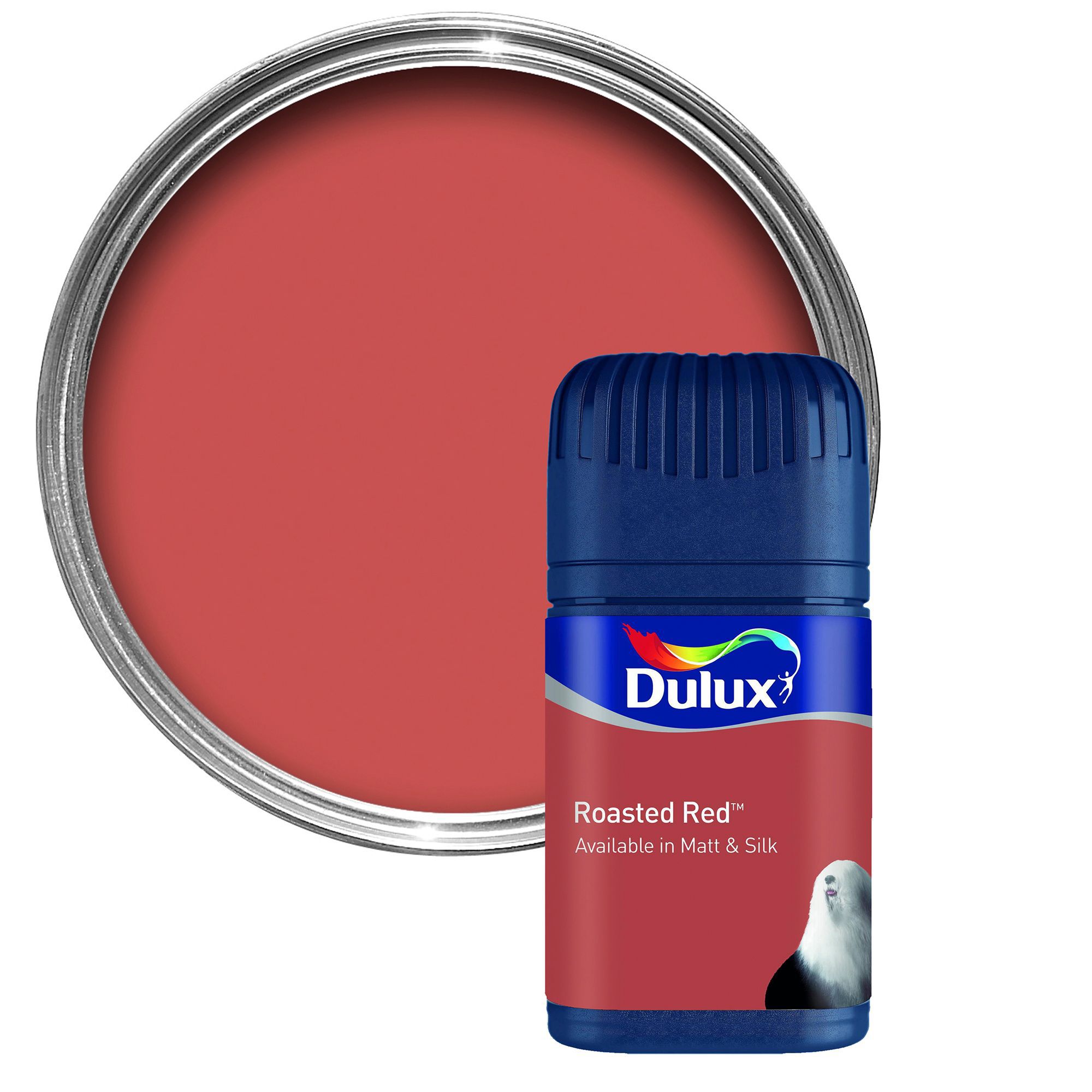 Dulux Colour Roasted Red Matt Emulsion Paint 0.05L Tester Pot ...