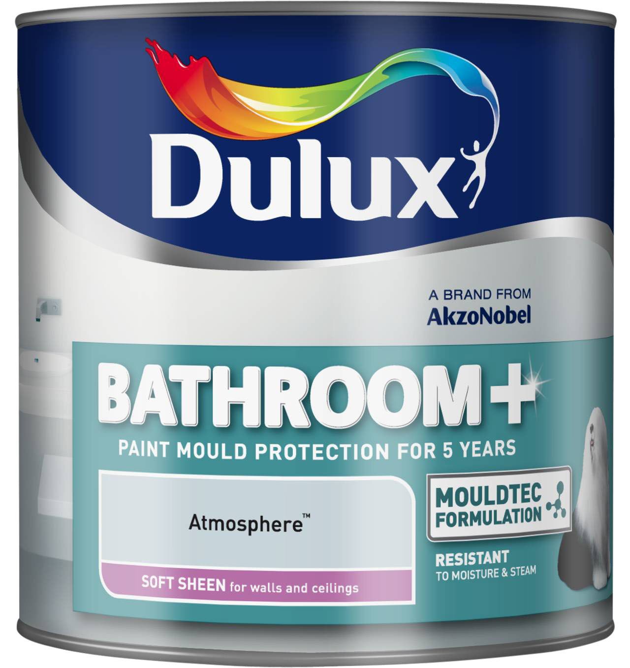 Dulux Bathroom+ Atmosphere Soft Sheen Emulsion Paint 2.5L | Departments ...