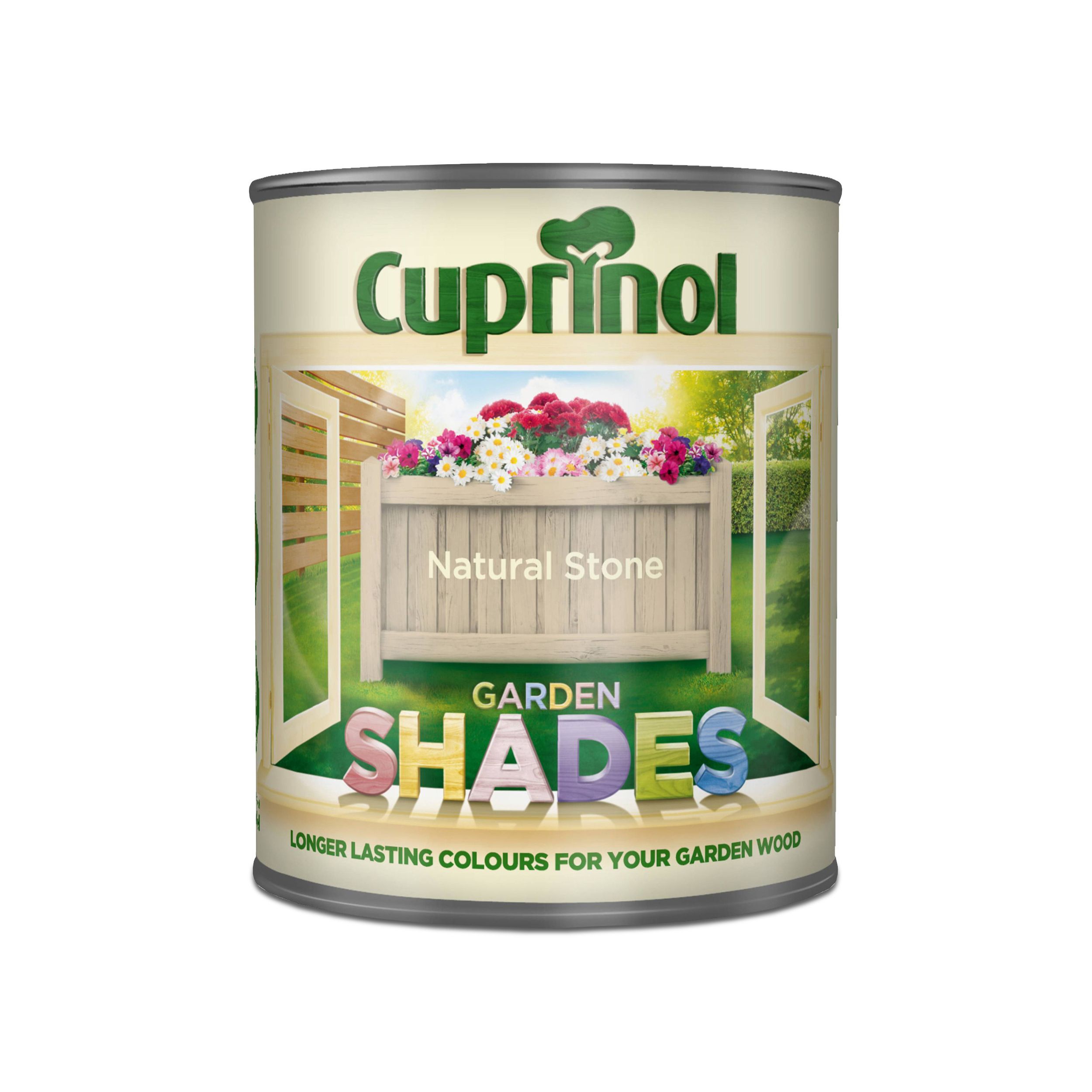 Cuprinol Garden shades Natural stone Matt Wood paint, 1L Departments