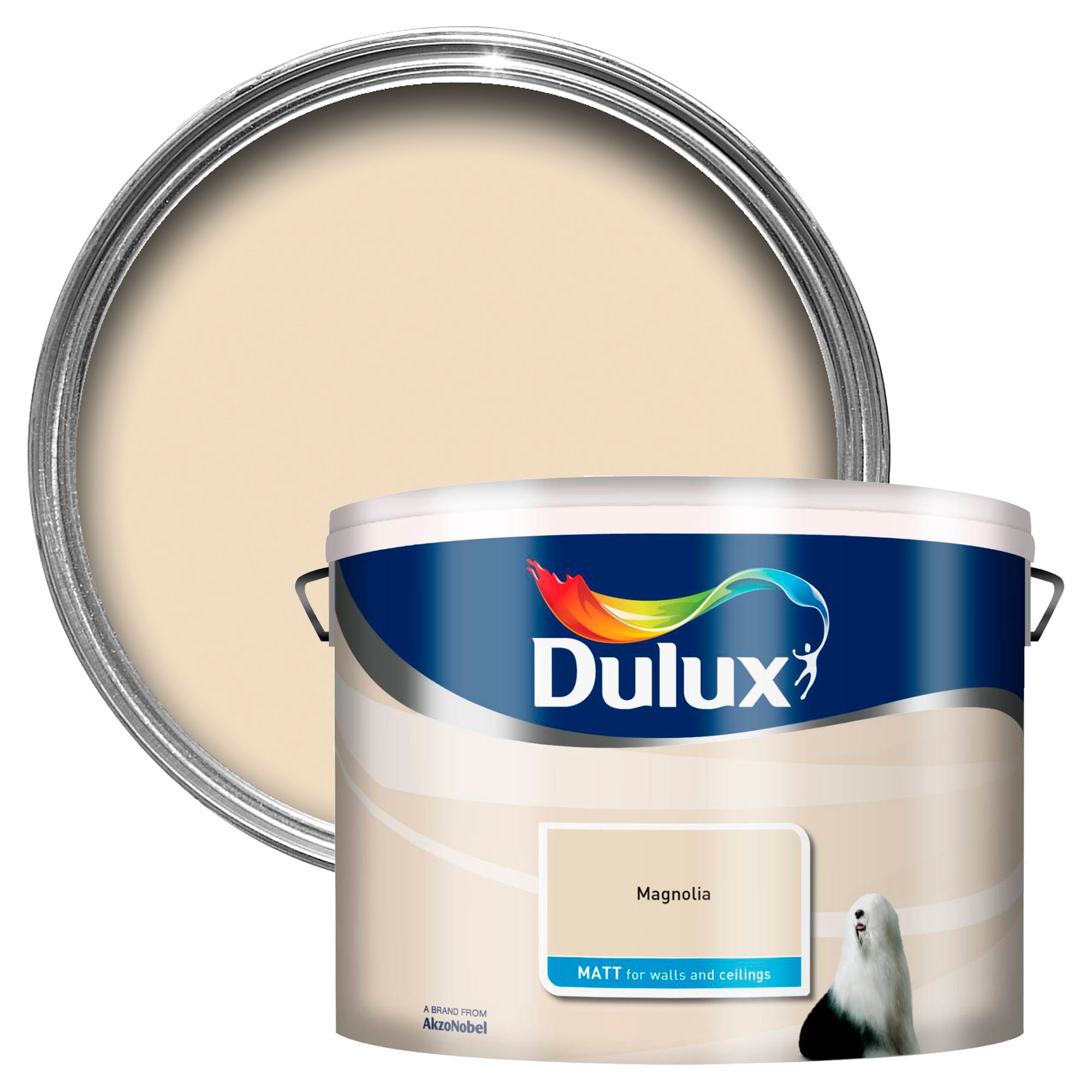  Dulux Magnolia  Matt Emulsion paint 10L Departments DIY 