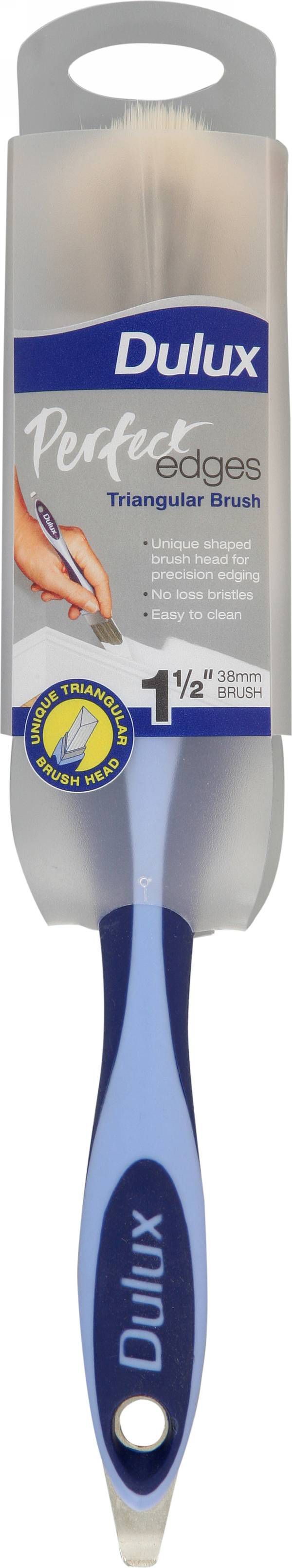 Dulux Perfect edges 1.5" Triangular Paint brush Departments DIY at B&Q